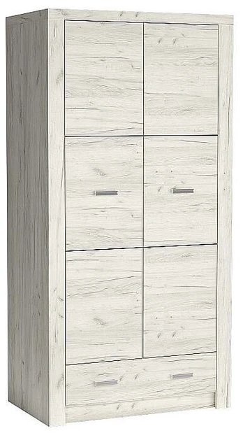 Spinta Indianapolis, kraft white, 96 cm x 58 cm x 192 cm