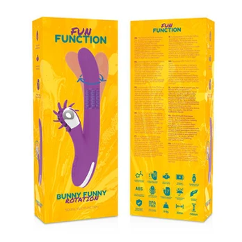 Vibratorius FUN FUNCTION BUNNY FUNNY ROTATION 2.0