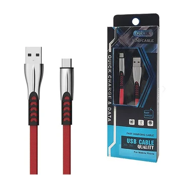 Laidas Senbono BW02 TYP-C, USB Type C/USB, 100 cm, raudona sp.