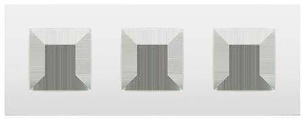 Niko Ramme 3-modul, Intense, baltas
