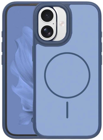 Dėklas Frame Thin Mag case for iPhone 16 6,1' dark mėlynas