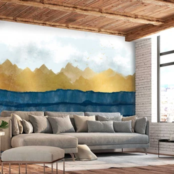 Artgeist Fototapetas - Dawn in the Mountains - Second Variant