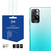 Apsauginis stikliukas kamerai 3MK Xiaomi Redmi Note 11 5G 4 vnt. kaina