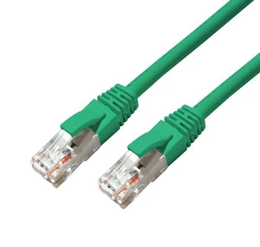 MicroConnect CAT6A UTP 1m Green LSZH