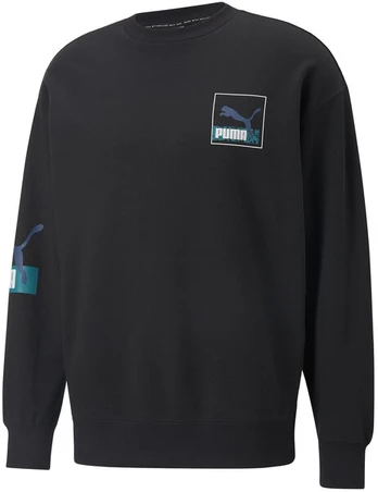 Džemperis vyrams Puma Brand Love Crew Tr Black 535630 01, M