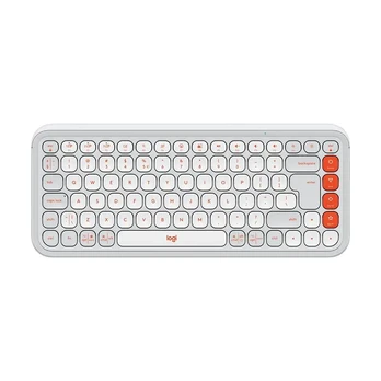 Keyboard Logitech Pop Icon Keys US (W), white