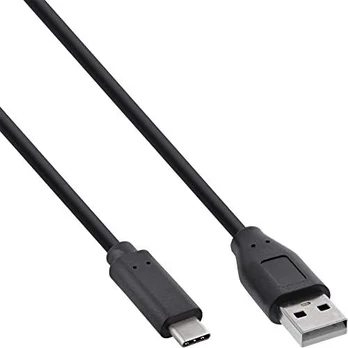 Kabelis USB InLine USB-C - USB-A 5 m Juodas (35735)
