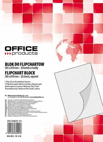 Office Products Flipscheme blokai 58,5 x 81cm. 20 puslapių (20135829- 14)