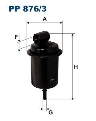 Kuro filtras FILTRON PP 876/3
