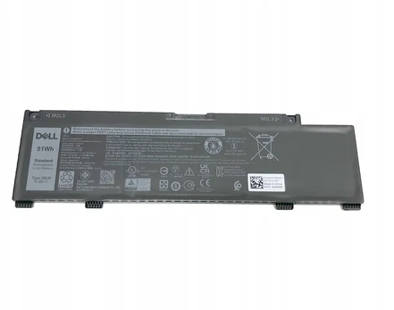 Dell 51Wh Lithium Ion laptop battery, 3 cells