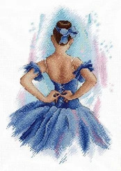 Cross stitch kit "Behind the scenes" SNV-773