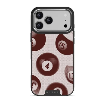 Cue - iPhone 17 Pro Max Case, Elite Dark (MagSafe) / Silver