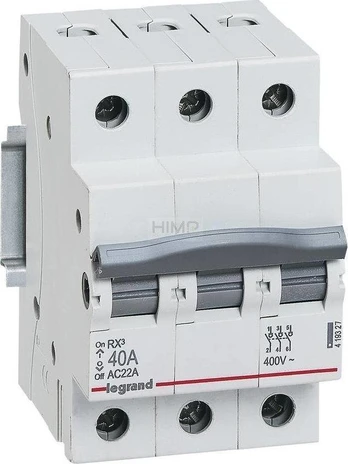 Switch-disconnector | Poles: 3 | for DIN rail mounting | 40A | 400VAC