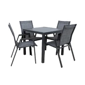Sodo baldų komplektas DELGADO table and 4 chairs kaina