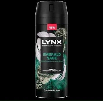 "Lynx Emerald Sage" Premium dezodorantas kūno purškiklis, 150ml