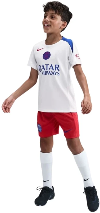 Marškinėliai vaikams Nike PSG Strike Third balta HM4445 101 (S)