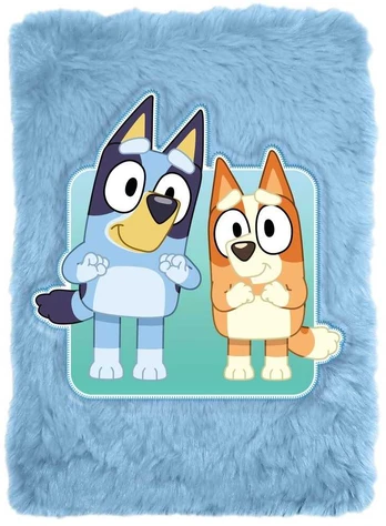 Kids Licensing Bluey A5 Plush notebook