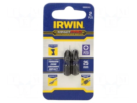 Screwdriver bit | Pozidriv® | PZ3 | Kind: impact | 2pcs | IMPACT PRO