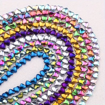 Karoliukai, širdelės, Bronza