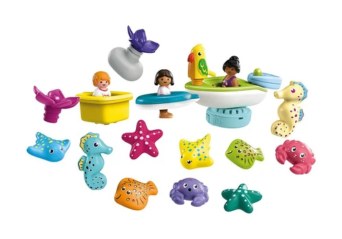 Playmobil - JUNIOR &amp; Tinti: Colourful Bath Time Christmas Countdown (71777)