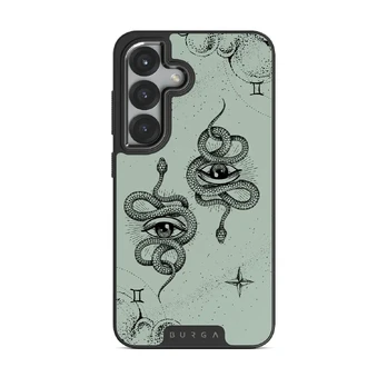 Gemini - Samsung Galaxy S25 Plus Case, Elite Dark (Magnetic) / Gunmetal / Turquoise