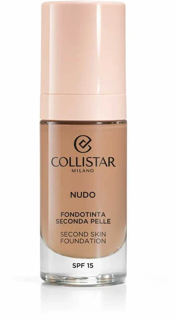 Collistar Knot Foundation Foundation Foundation Second Skin Spf15 5n-Amber 30ml