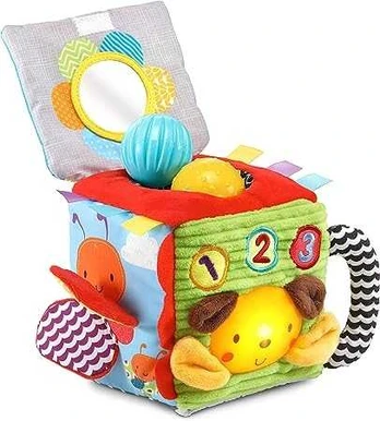 Ecost prekė po grąžinimo VTech - Interaktyvus sensorinis kubas, kūdikių lavinimo žaislas
