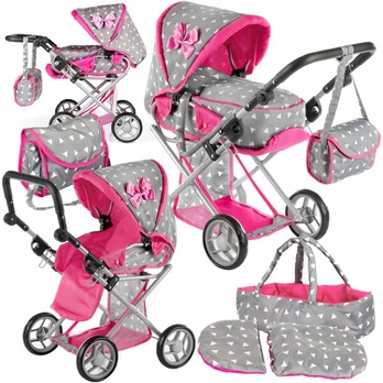 Lėlių vežimėlis Kinderplay Gondola 3in1