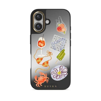Seaside Muse - iPhone 16 Case, Elite Mirror (MagSafe) / Gold
