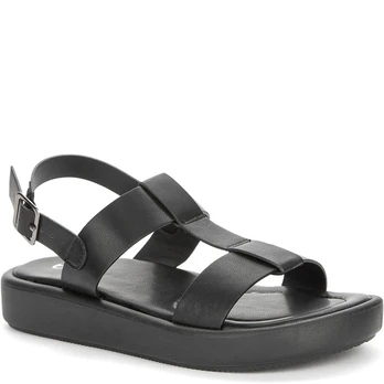 Basutės moterims, Juoda, SANDALS