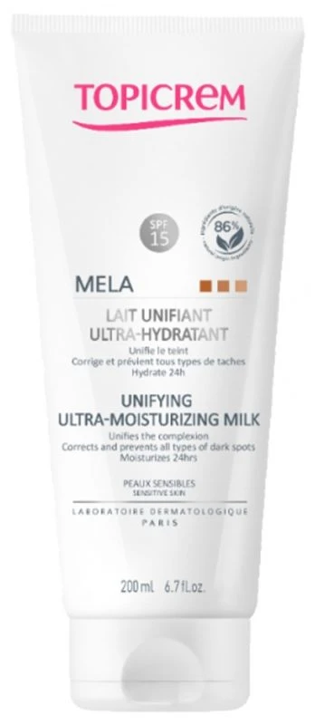 Topicrem MELA Unifying Ultra-Moisturizing Milk 200 ml