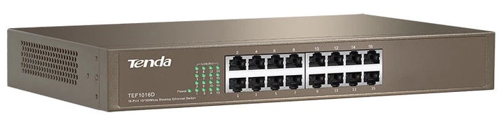 Šakotuvas Maršrutizatorius Tenda TEF1016D 16 X 10/100Mbps Switch