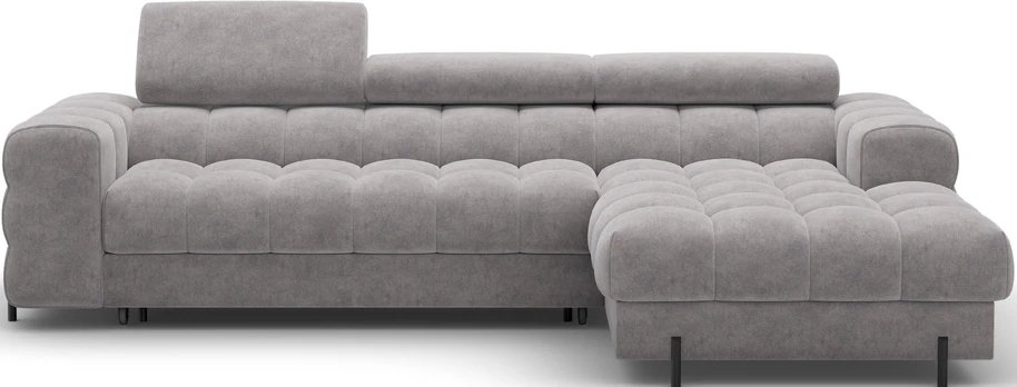 Kampinė sofa Felro, Pilka