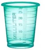 Multi Medicinbæger 30 ml PP Eco Grøn,100 ps x 90 stk/krt