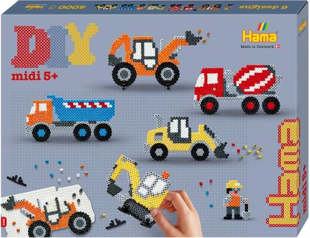 Hama - Midi Gift Box Construction Machinery (383163)
