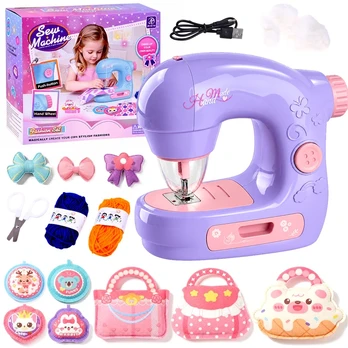 Jokomisiada Children's sewing machine + felt elements for bags and decorations ZA6541