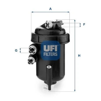 Kuro filtras UFI 55.127.00