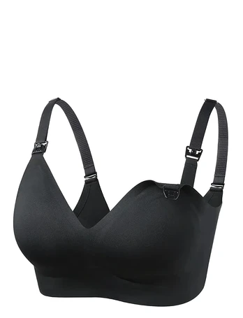 MOMCOZY YN21 MATERNITY NURSING BRA Juodas M