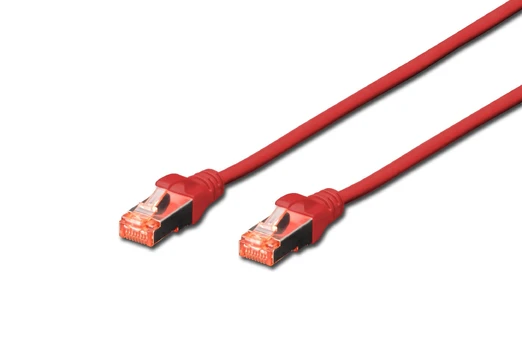 DIGITUS SFTP LAN kabelis, patch 6 cat, 0,5m, raudonas, 2xRJ45, DK-1644-005/R