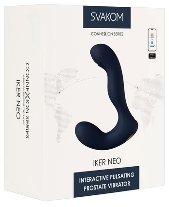 Svakom Iker Neo Vibruojantis analinis dildo