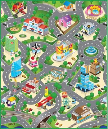 Speed Car - Play Mat (120 cm) (41700)