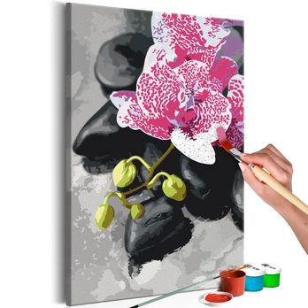 Artgeist tapyba pagal skaičius - Rožinė Orchid 40x60
