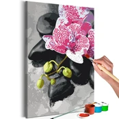 Artgeist tapyba pagal skaičius - Rožinė Orchid 40x60 kaina