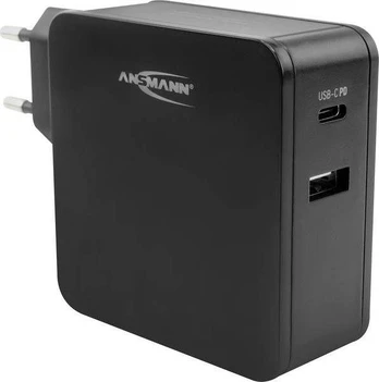 Ansmann namų įkroviklis 254PD 1xUSB 1xUSB Type-C PD 60W 4700mA