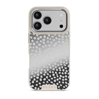 Night Sky - Dotted iPhone 17 Pro Case, Elite Mirror Light (MagSafe) / Silver