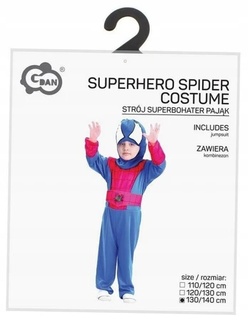 Vaikų kostiumas Superherojus Voras 130/140cm