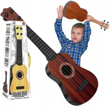 Vaikų ukulėlės gitara, 42 cm, muzikos instrumentas