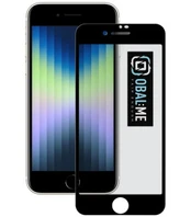 OBAL:ME 5D stiklinė ekrano apsauga Apple iPhone 7/8/SE2020/SE2022 Juodas