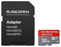 Atminties kortelė SanDisk Ultra Plus Micro SDHC 32GB