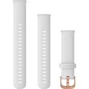 Acc, vivoactive 4, 18mm Band, White/Rose Gold kaina